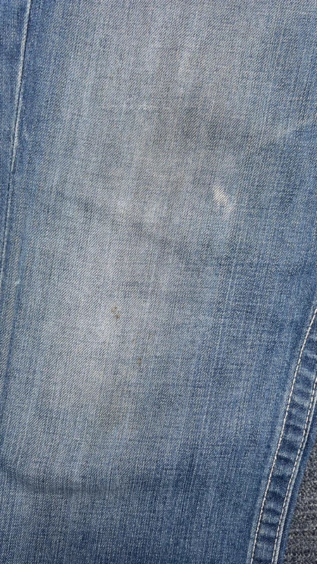 True Religion Joey Jeans W34 Big T Y2K Light Wash Bootcut Made in USA Vintage