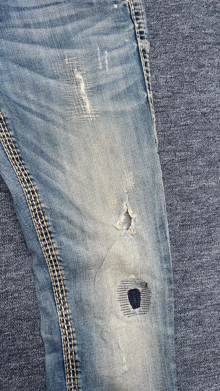 Rock Revival Jeans W26 Heidi S Y2K Distressed Bootcut Low Rise Ripped Vintage