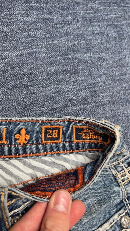 Rock Revival Jeans W26 Heidi S Y2K Distressed Bootcut Low Rise Ripped Vintage